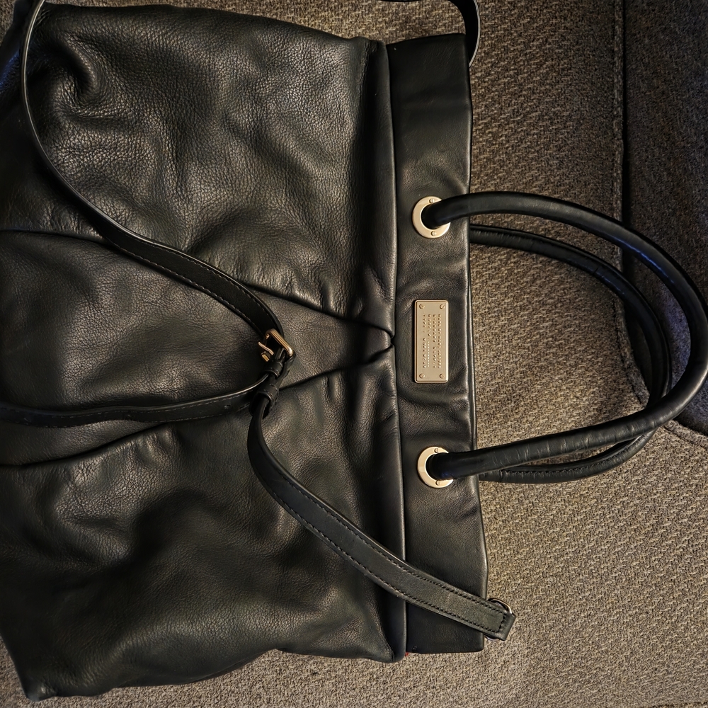 Marc By Marc Jacobs Black Leather Tote